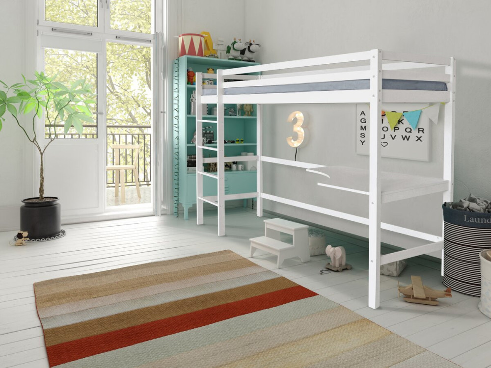 Angéla" Mezzanine Children's Bed with...