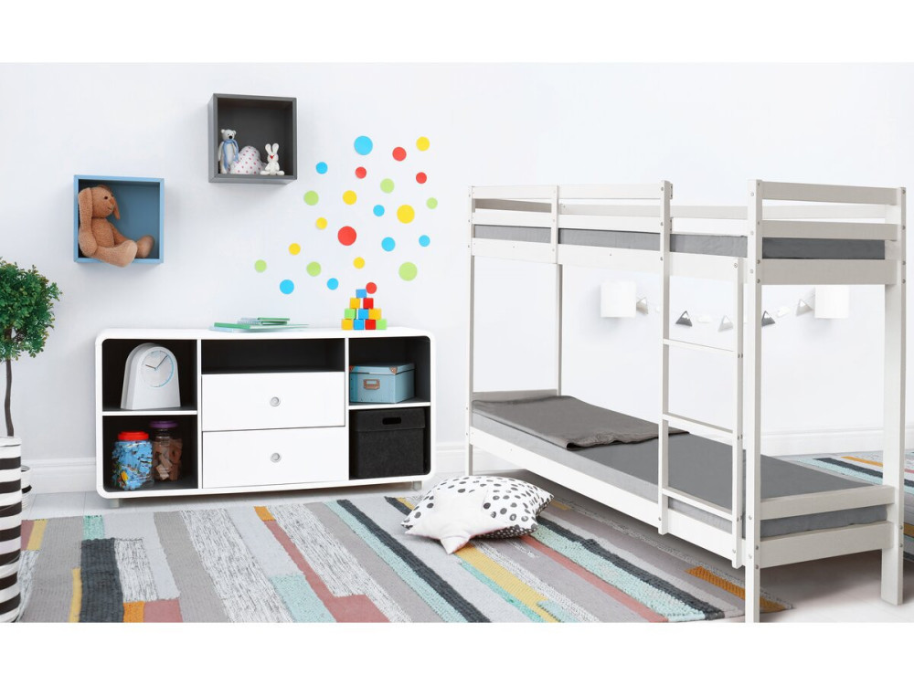 Children's wooden bunk bed "Lionel"...