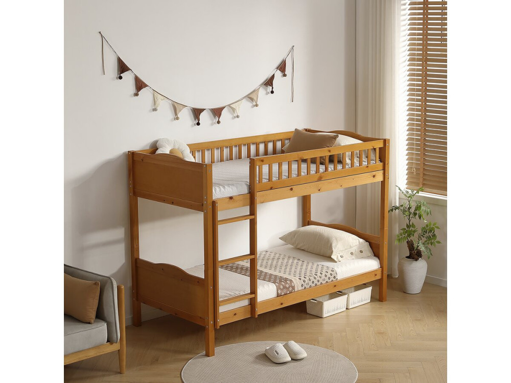 Gabriel" wooden bunk bed - 90 x 190...