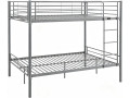 Adam" double bunk bed - 140 x 190 cm - White - GREY
