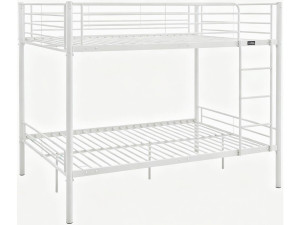 Adam" double bunk bed - 140 x 190 cm - White