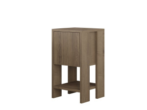 Wooden bedside table "Ema" 30 x 30 x 55 cm - Hitit