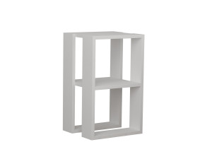 Lonie" wooden bedside table 30 x 30 x 55 cm - White