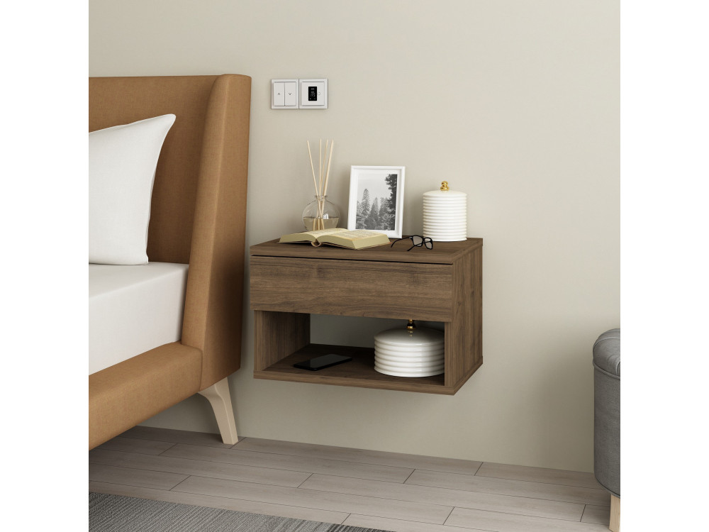 Ribes" wooden bedside table - 45 x 32...