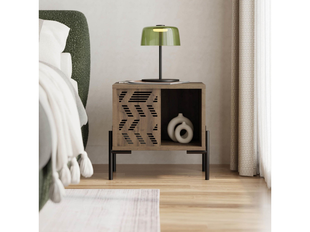 Dionysos" wooden bedside table - 45 x...