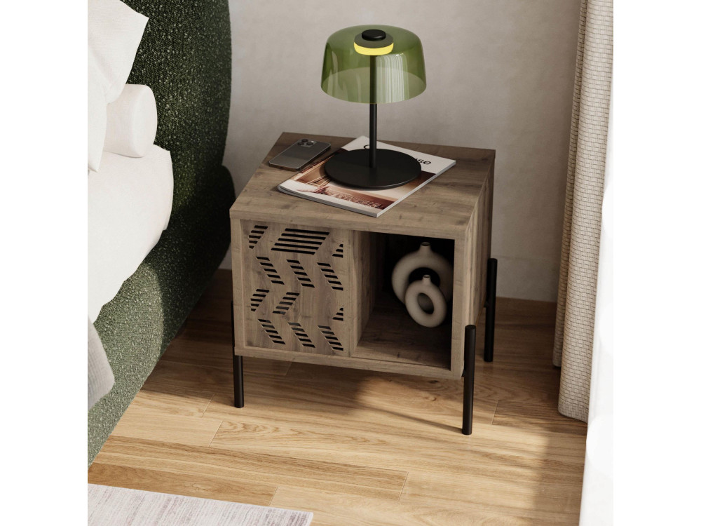 Dionysos" wooden bedside table - 45 x...