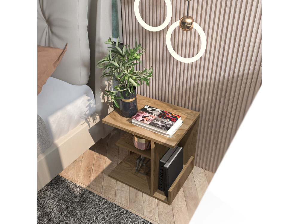 Karamira" wooden bedside table - 45 x...