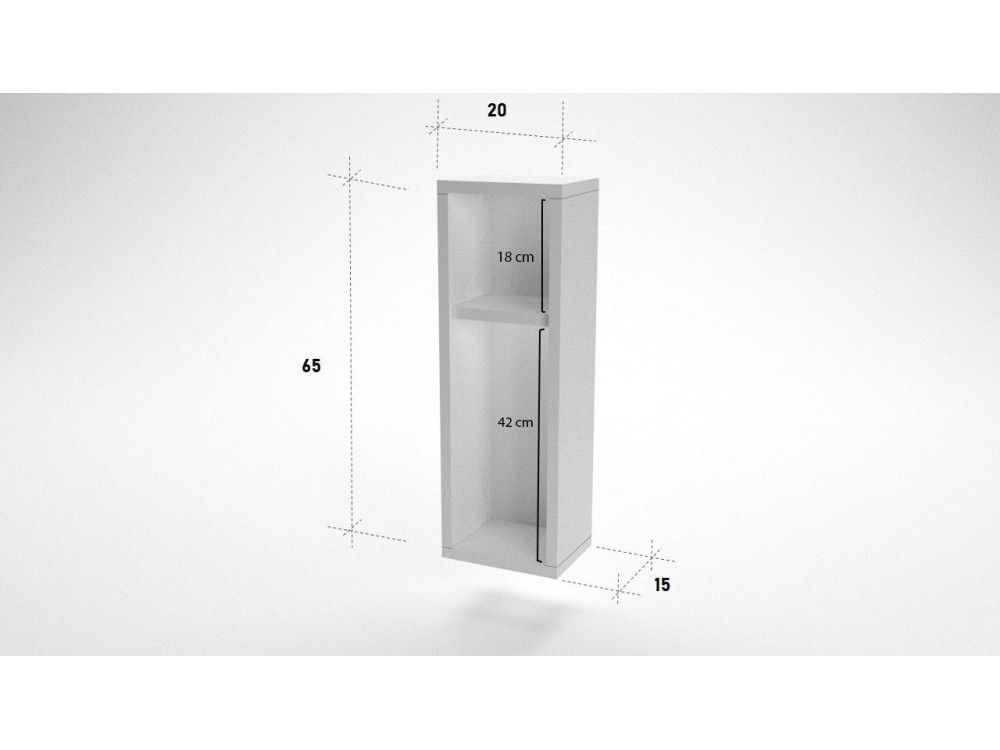 Parametre 1 Blanc Parametre 2 20 x 15 x 65 cm
