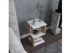 Parametre 2 30 x 30 x 49 cm Parametre 1 Blanc et beige