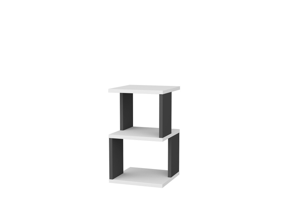 Parametre 2 30 x 30 x 49 cm Parametre 1 Blanc et gris anthracite