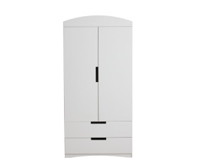 Classic" children's wardrobe - 175.5 x 90 x 52 cm - White