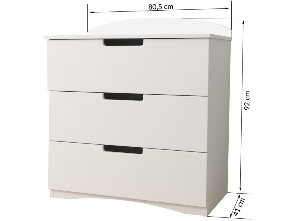Classic" children's chest - 80.5 x 80...