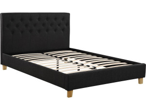 "Emmy" bed - 140 x 190 cm - Grey