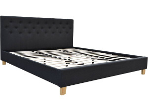 Emmy bed - 180 x 200 cm - Dark grey