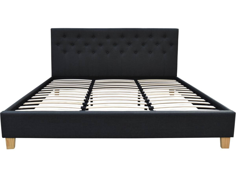 Emmy bed - 180 x 200 cm - Dark grey