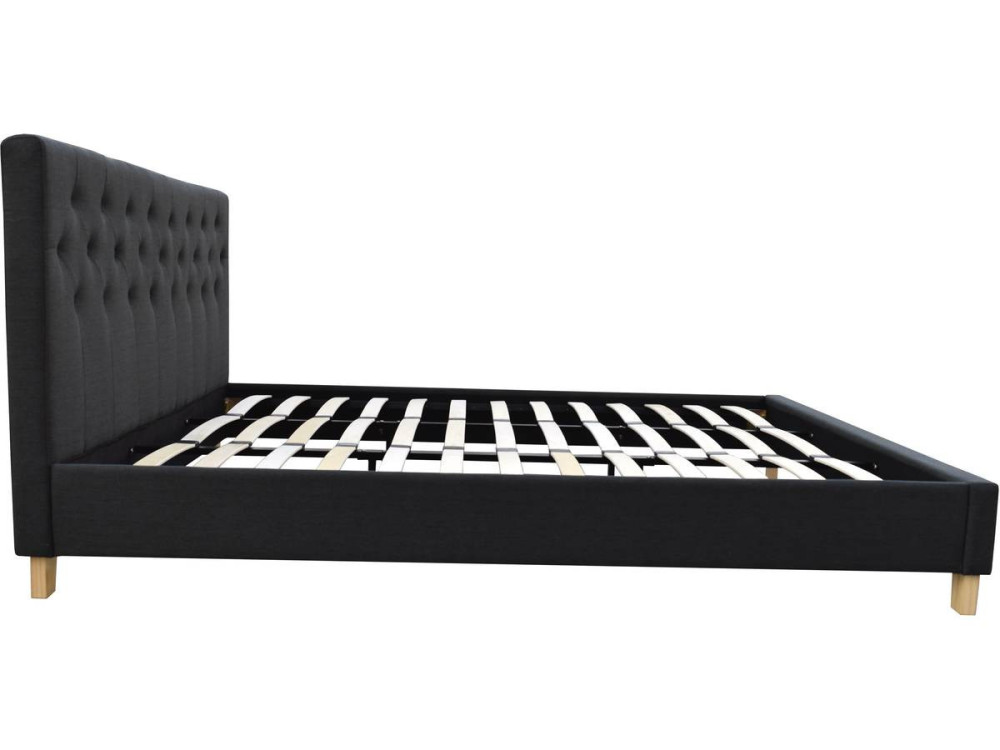 Emmy bed - 180 x 200 cm - Dark grey