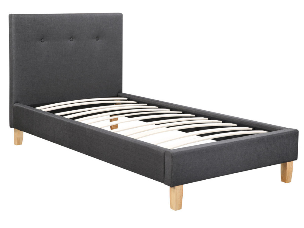 "Elise" bed - 90 x 190cm - Grey