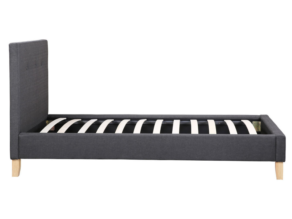 "Elise" bed - 90 x 190cm - Grey