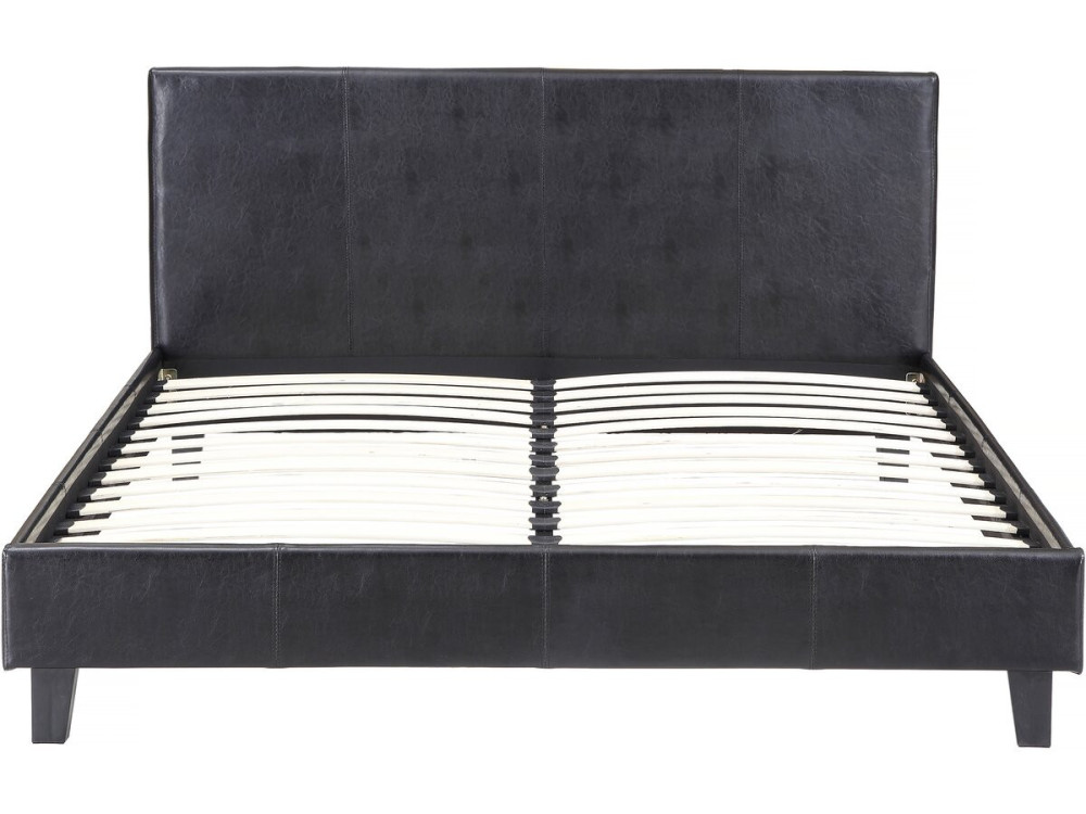 "Lina" bed - 140 x 190cm - Black