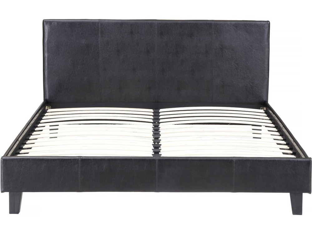 "Lina" bed - 160 x 200cm - Black