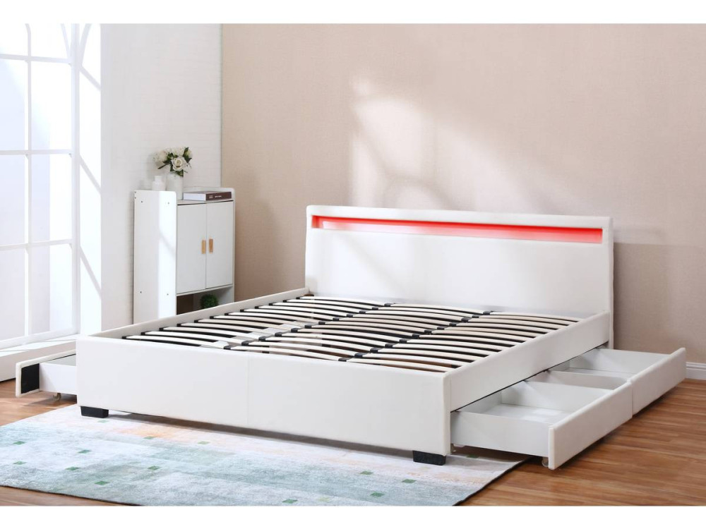 Couleur Blanc Dimensions 180 x 200