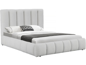 Annie terry bed with storage - 140 x 190 cm - White