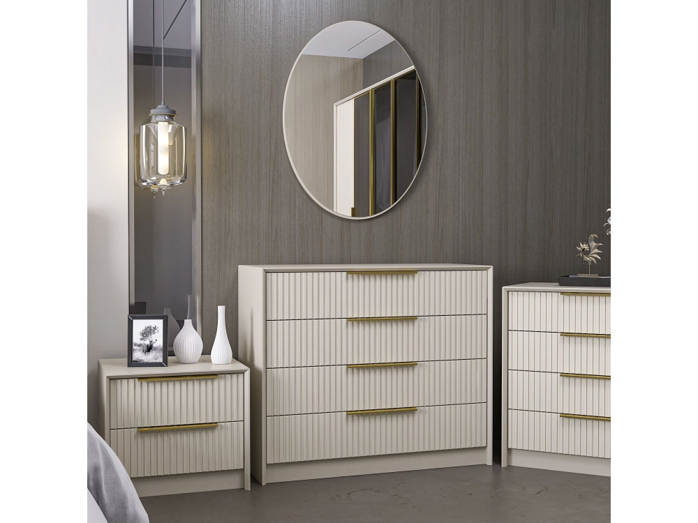Kale" wooden chest of drawers - 100 x...