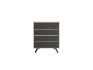 Parametre 2 70 x 40 x 86 cm Parametre 1 Gris anthracite et marron