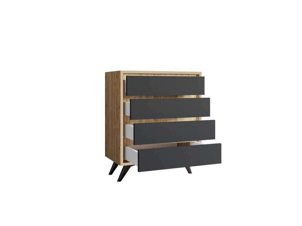 Parametre 2 70 x 40 x 86 cm Parametre 1 Gris anthracite et marron