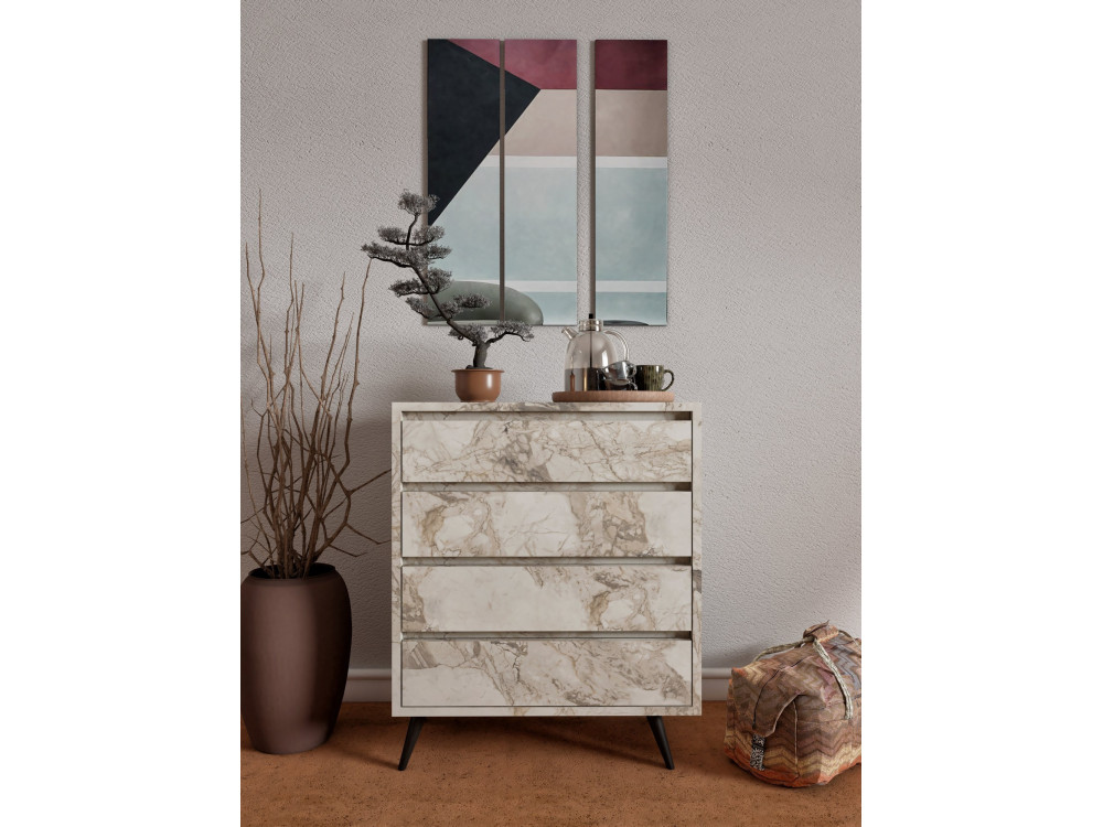 Parametre 2 70 x 40 x 86 cm Parametre 1 Beige marbré