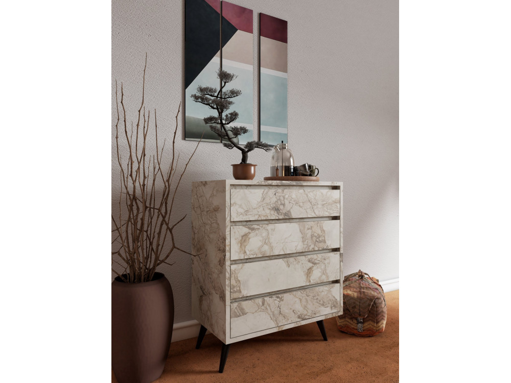 Parametre 2 70 x 40 x 86 cm Parametre 1 Beige marbré