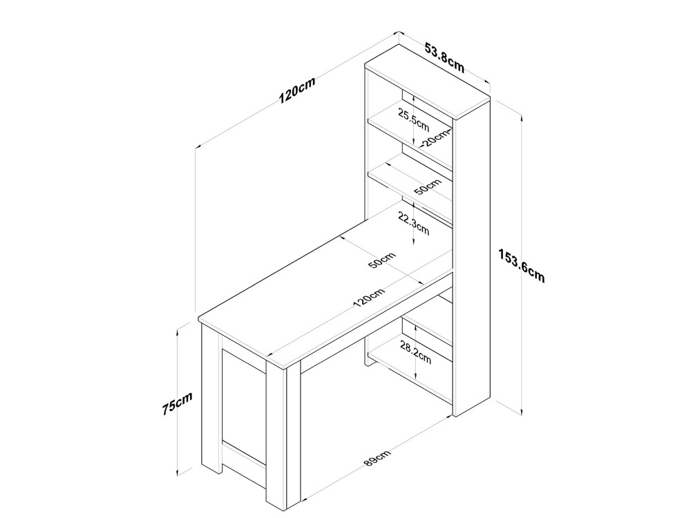 Ferna" dressing table with wooden...