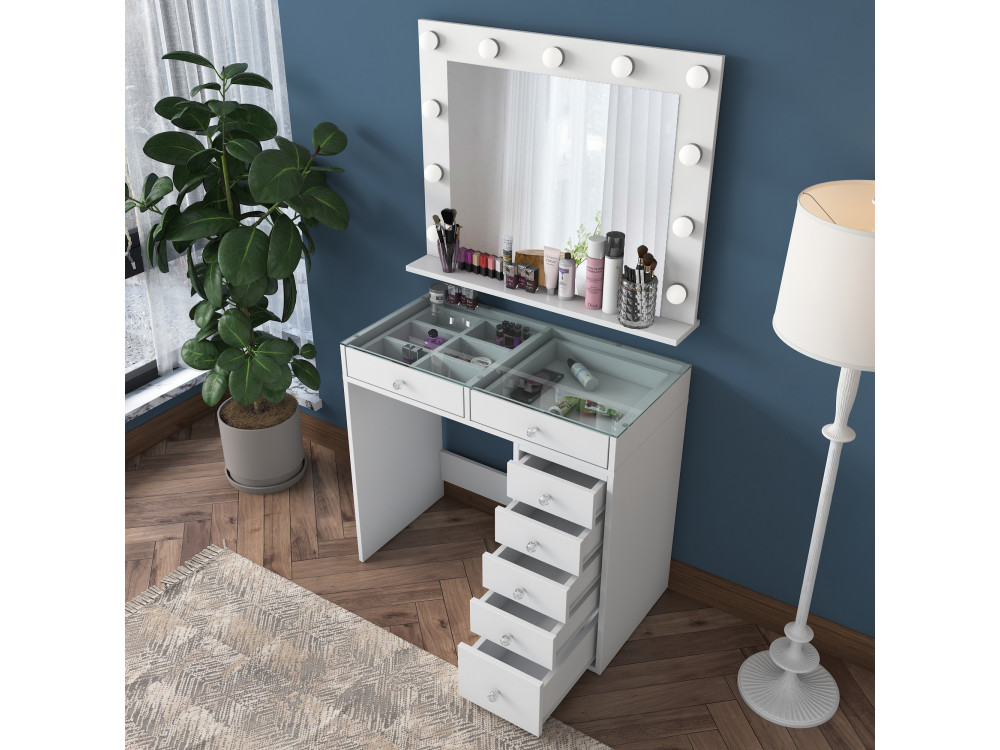 Kona" dressing table with wooden...