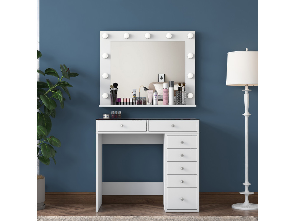 Kona" dressing table with wooden...