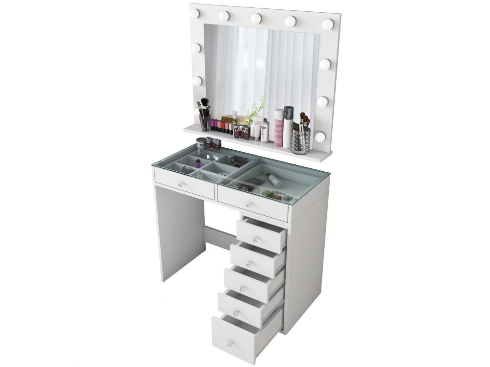 Kona" dressing table with wooden...