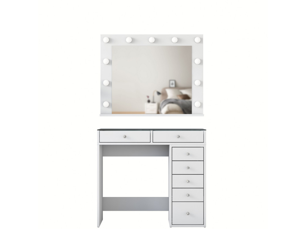 Kona" dressing table with wooden...