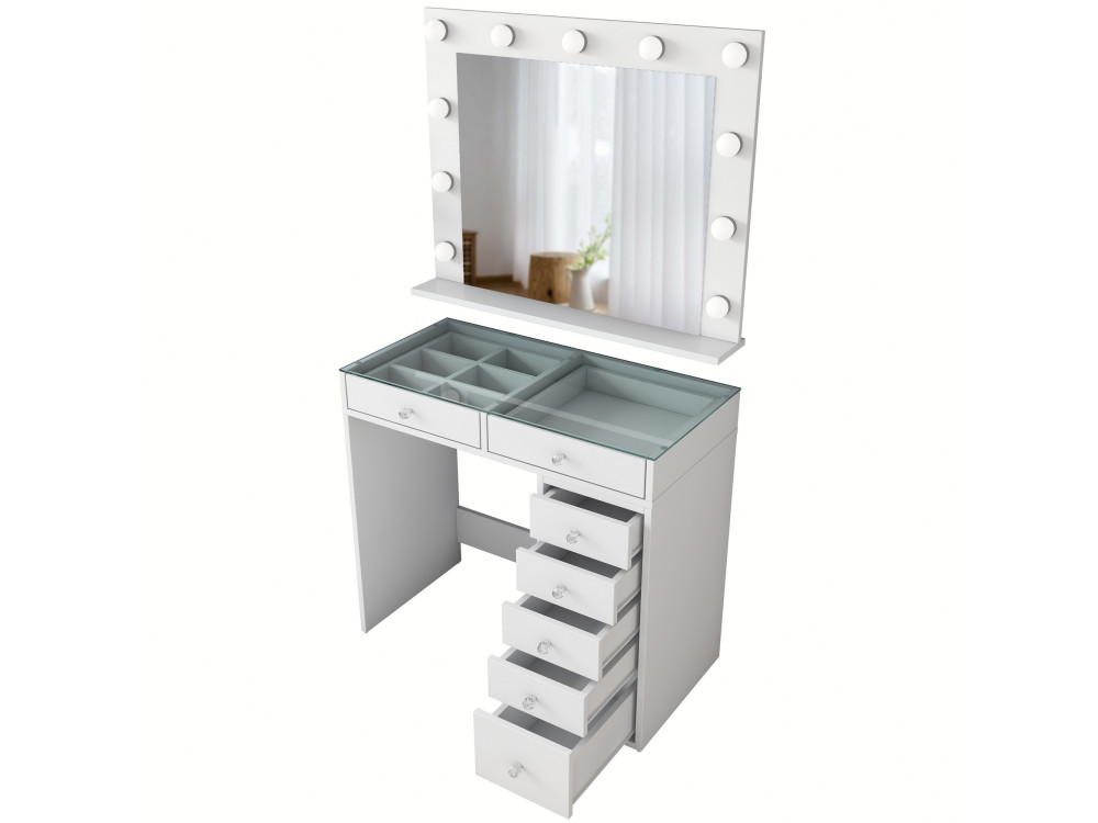 Kona" dressing table with wooden...