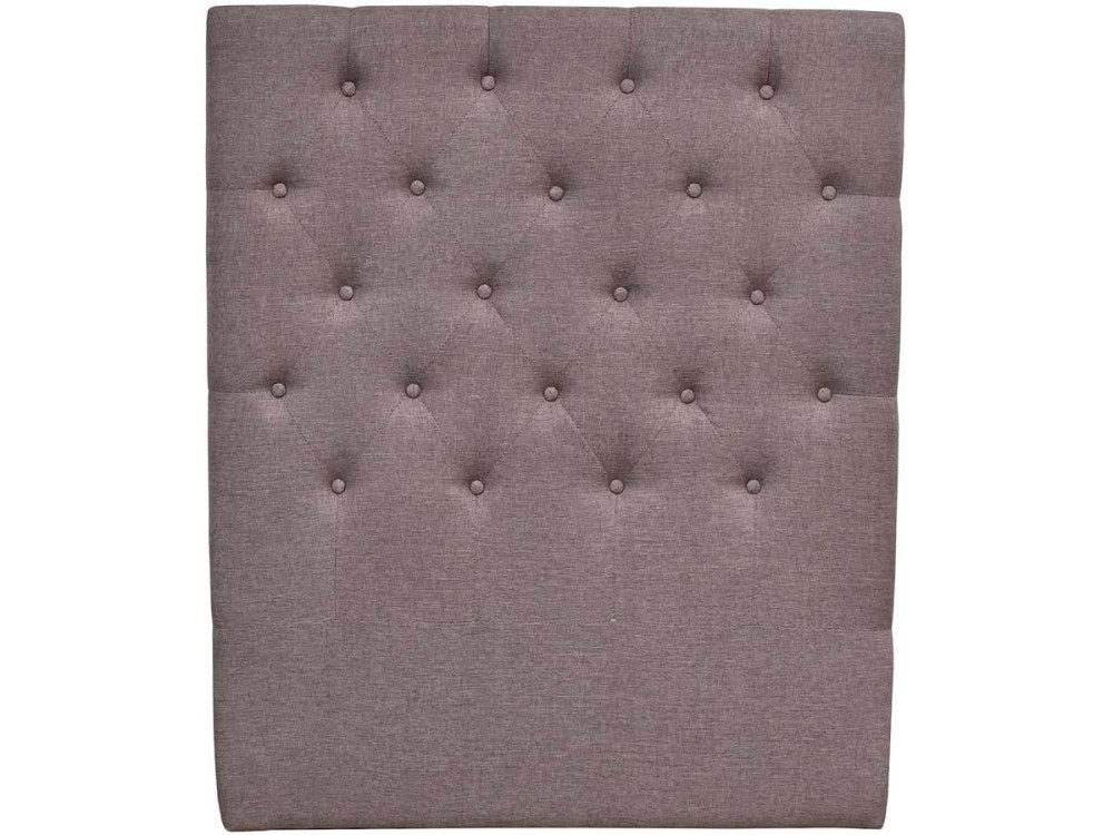 PADDED HEADBOARD 90CM DECO  MADE OF FABRIC - TAUPE