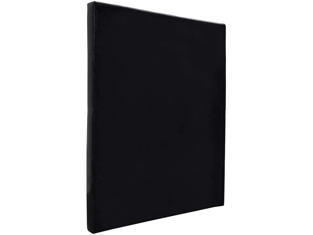 Padded headboard  90cm "Deco" made of PVC - BLACK