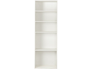 Opéra" wardrobe with 5 shelves - 60 x 45 x 180 cm - White