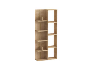 Lily" wooden bookcase - 60 x 18 x 150 cm - Oak
