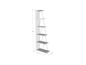 Nove" wooden bookcase - 50...