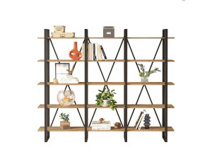 ML4" wooden bookcase - 219 x 34 x 180 cm - Atlantic pine