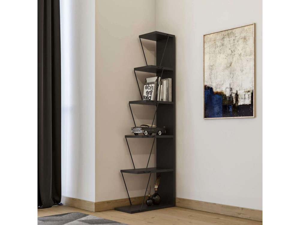 Melinos" wooden bookcase - 50 x 22 x...