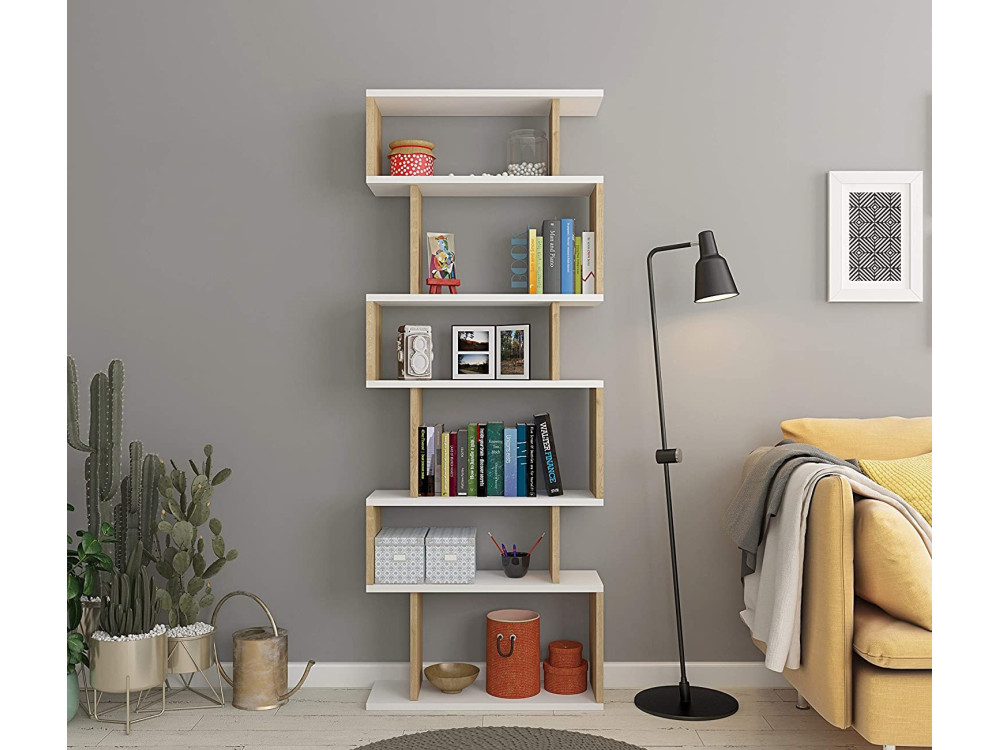 Bates" wooden bookcase - 60 x 19 x...