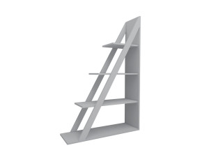 Arven" wooden bookcase - 100 x 29 x 150 cm - White