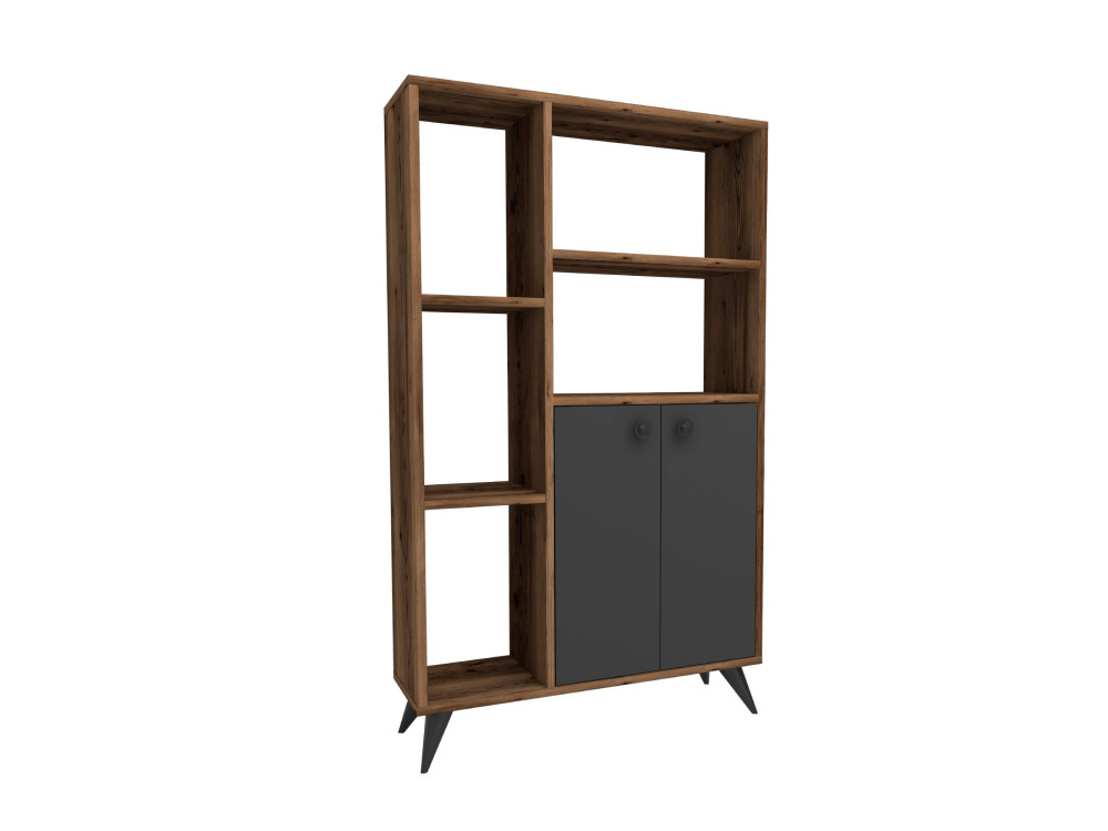 Meldan" wooden bookcase - 80 x 25 x...