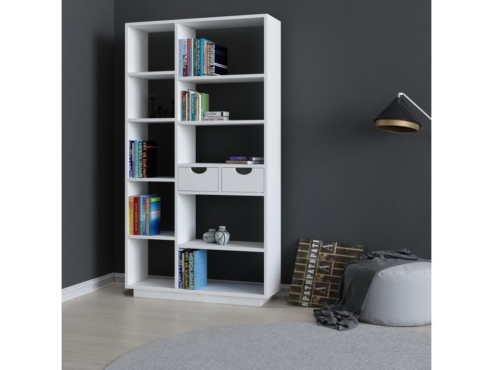 Luma" wooden bookcase - 80 x 25 x 188...