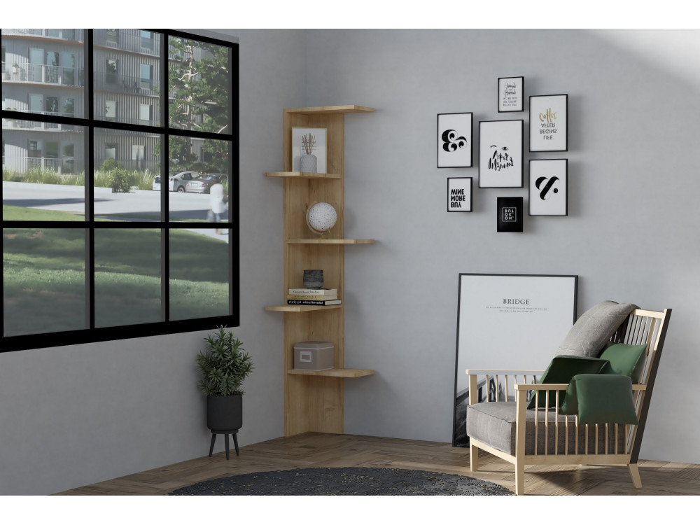 Bled" wooden bookcase - 40 x 21 x 160...