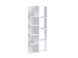 Viva" wooden bookcase - 60 x 18 x 150 cm - White